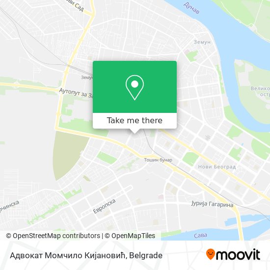 Адвокат Момчило Кијановић map