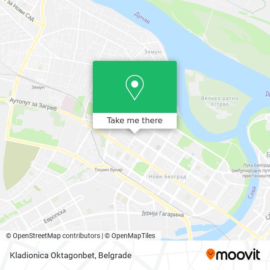 Kladionica Oktagonbet map