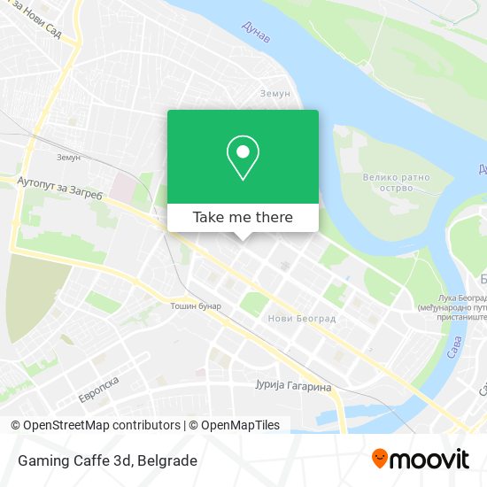 Gaming Caffe 3d map