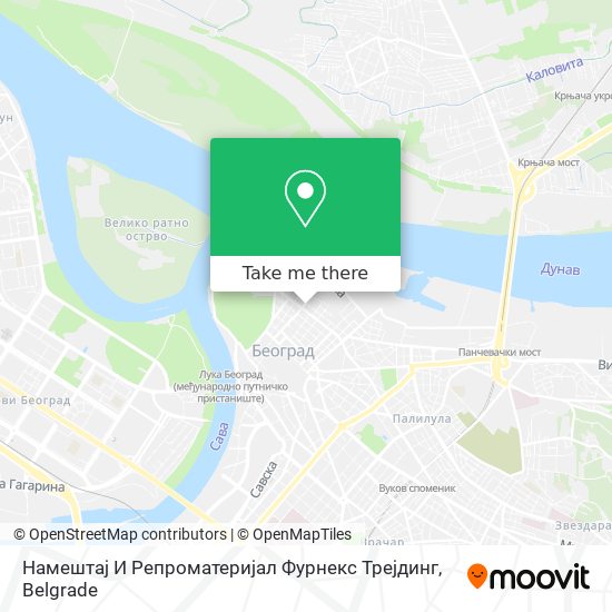 Намештај И Репроматеријал Фурнекс Трејдинг map