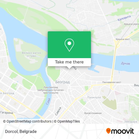 Dorcol map