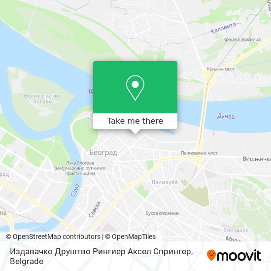 Издавачко Друштво Рингиер Аксел Спрингер map