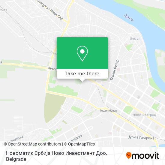 Новоматик Србија Ново Инвестмент Доо map