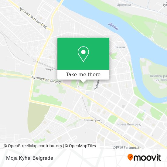 Моја Кућа map