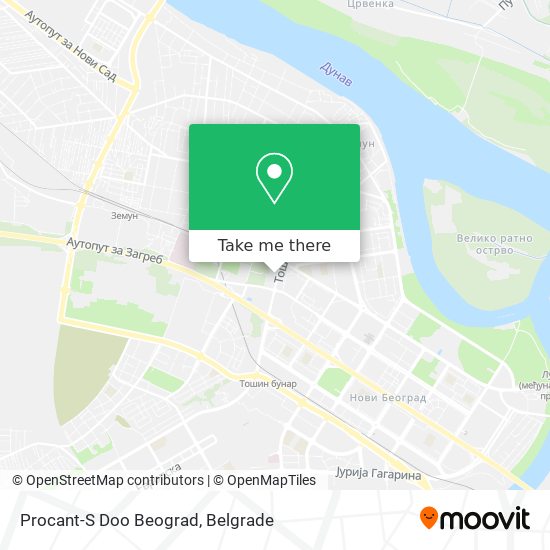 Procant-S Doo Beograd map