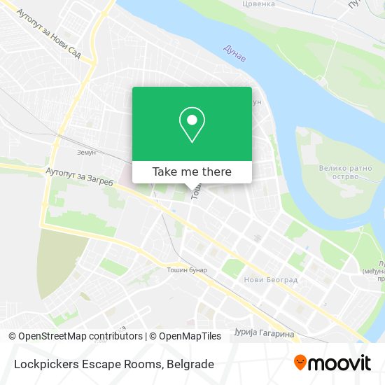 Lockpickers Escape Rooms map