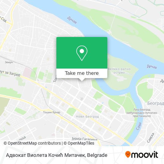 Адвокат Виолета Кочић Митачек map