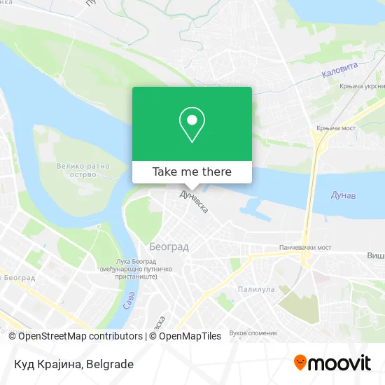 Куд Крајина map
