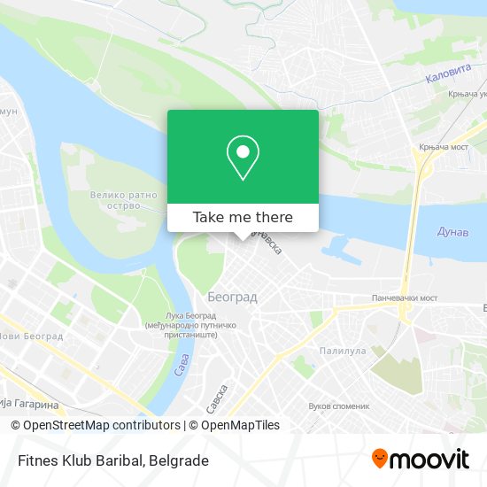 Fitnes Klub Baribal map