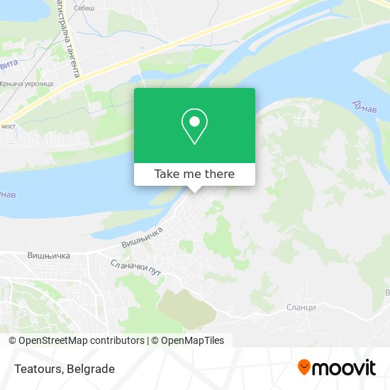 Teatours map