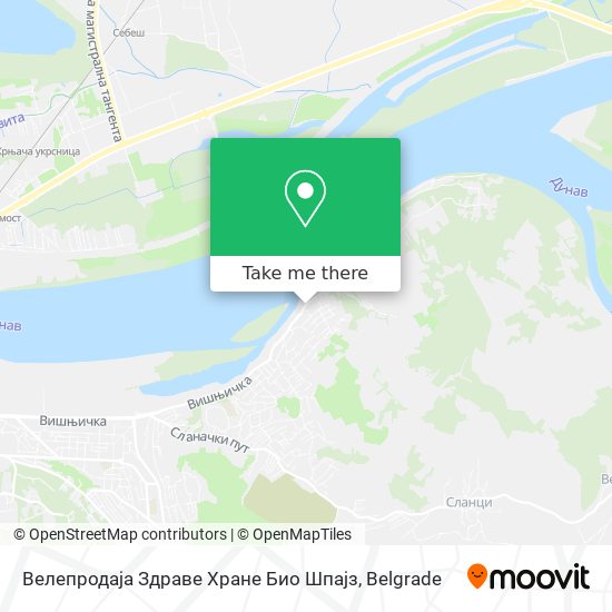 Велепродаја Здраве Хране Био Шпајз map