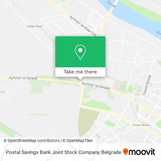 Postal Savings Bank Joint Stock Company map