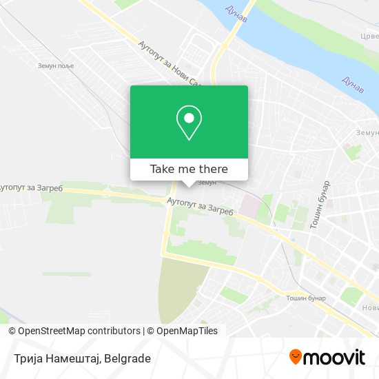 Трија Намештај map