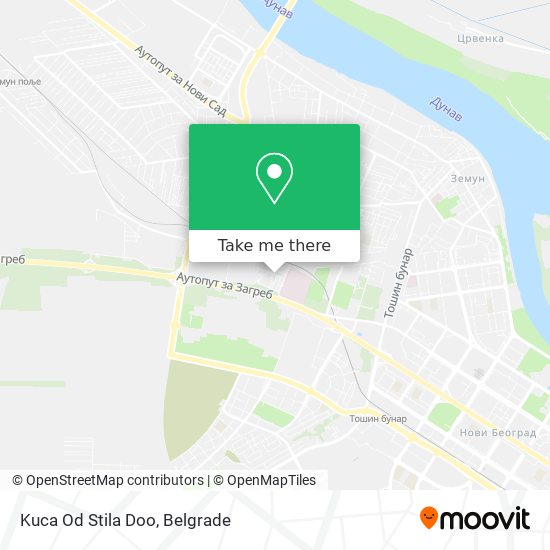 Kuca Od Stila Doo map