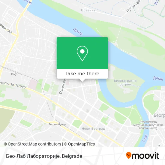 Бео-Лаб Лабораторије map