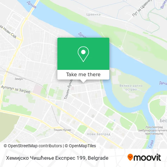 Хемијско Чишћење Експрес 199 map