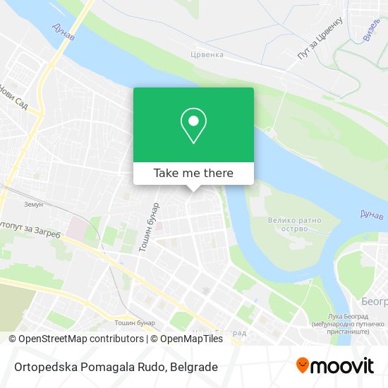 Ortopedska Pomagala Rudo map