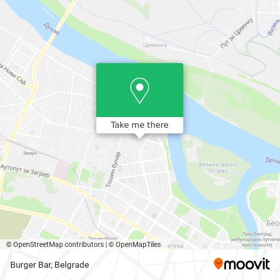 Burger Bar map