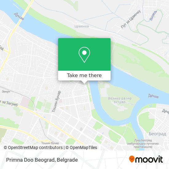 Primna Doo Beograd map