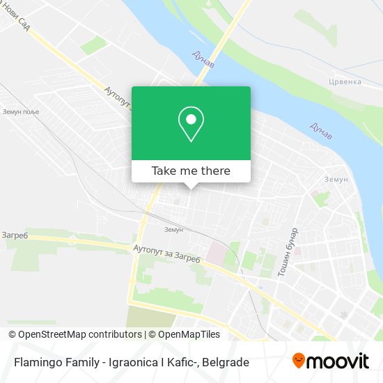 Flamingo Family - Igraonica I Kafic- map