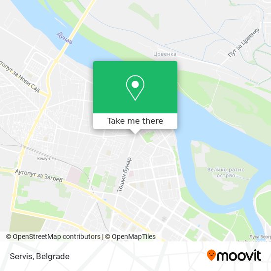 Servis map