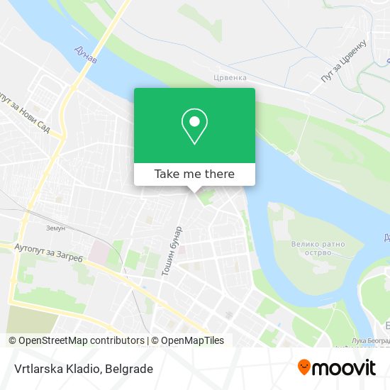 Vrtlarska Kladio map