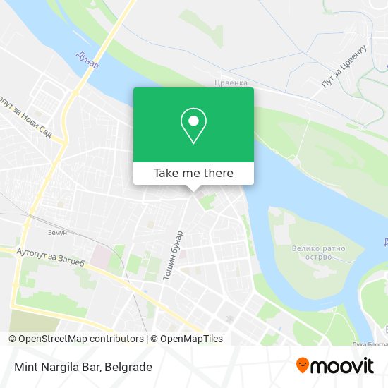 Mint Nargila Bar map