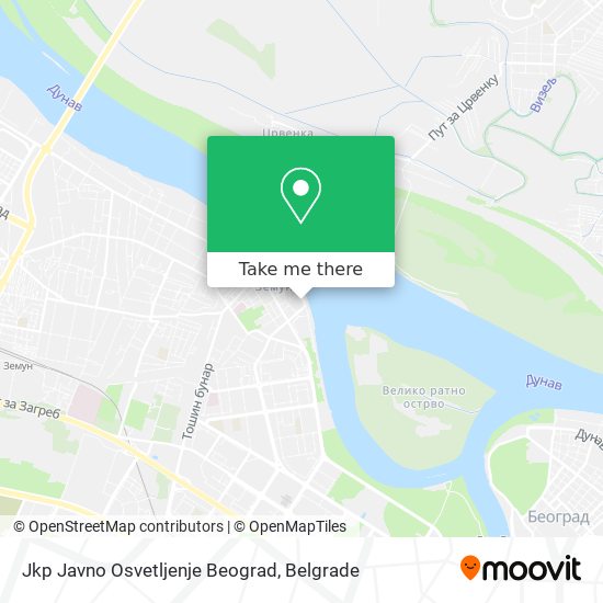 Jkp Javno Osvetljenje Beograd map