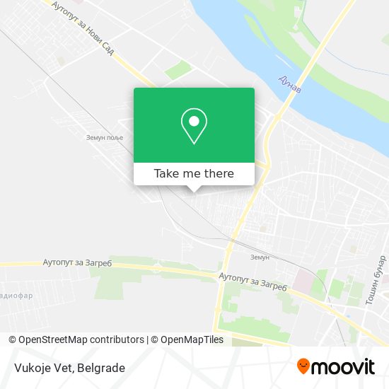 Vukoje Vet map