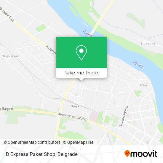 D Express Paket Shop map