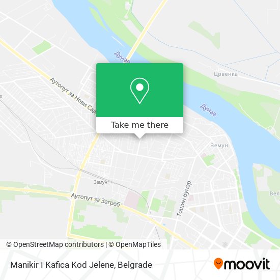 Manikir I Kafica Kod Jelene map