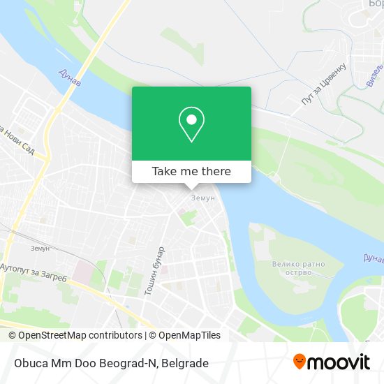 Obuca Mm Doo Beograd-N map