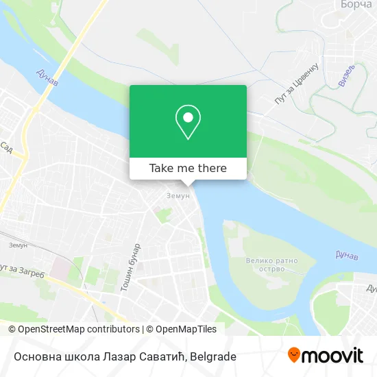 Основна школа Лазар Саватић map