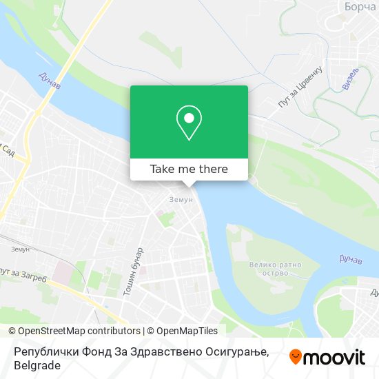 Републички Фонд За Здравствено Осигурање map