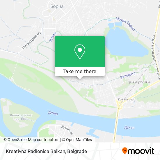 Kreativna Radionica Balkan map