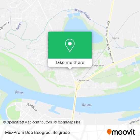 Mic-Prom Doo Beograd map