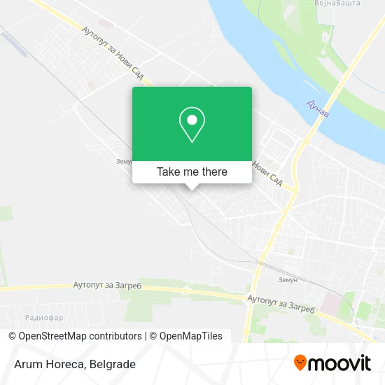 Arum Horeca map