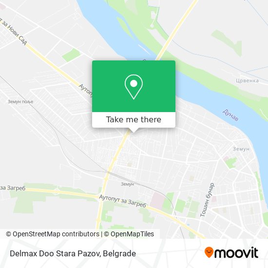 Delmax Doo Stara Pazov map