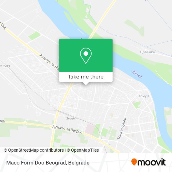 Maco Form Doo Beograd map