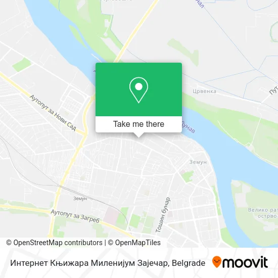 Интернет Књижара Миленијум Зајечар map