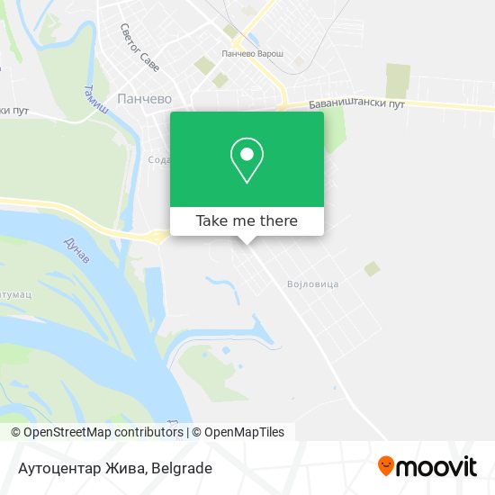 Аутоцентар Жива map