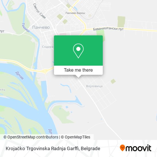 Krojačko Trgovinska Radnja Garffi map