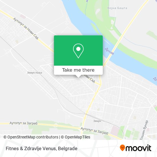 Fitnes & Zdravlje Venus map