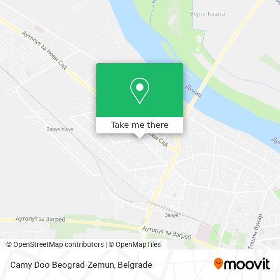 Camy Doo Beograd-Zemun map