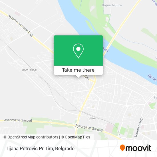 Tijana Petrovic Pr Tim map