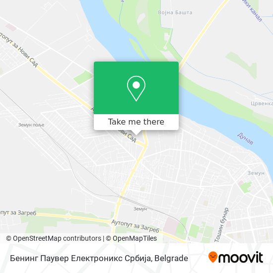 Бенинг Паувер Електроникс Србија map