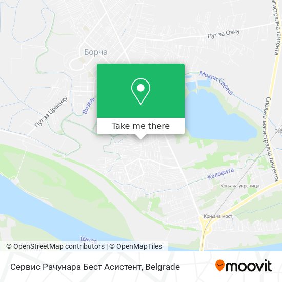 Сервис Рачунара Бест Асистент map