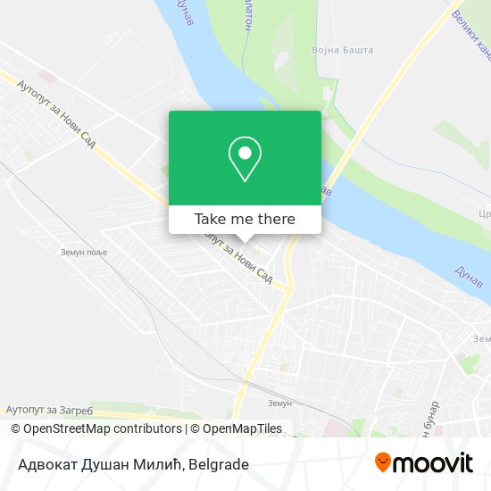 Адвокат Душан Милић map