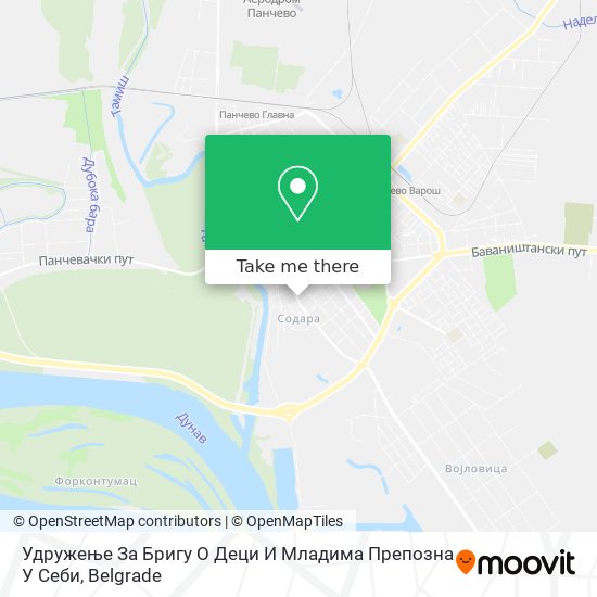 Удружење За Бригу О Деци И Младима Препозна У Себи map