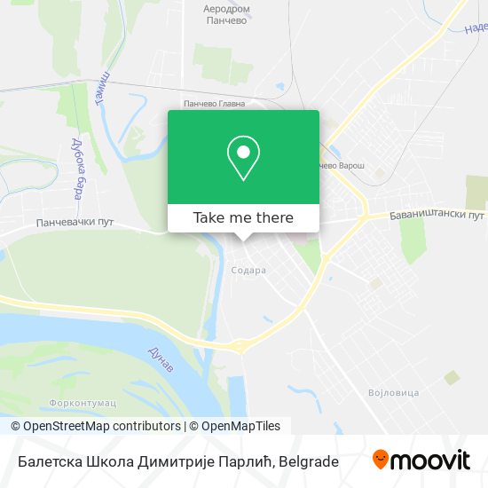 Балетска Школа Димитрије Парлић map